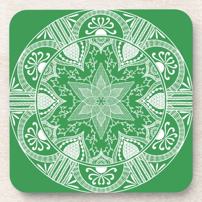 Porta-copo Seaweed Mandala (Frente)
