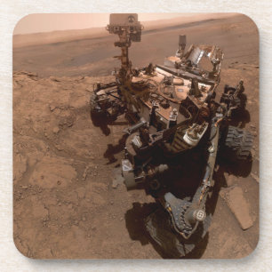Porta-copo Selfie da Paisagem Marciana Vermelha do Curiosity