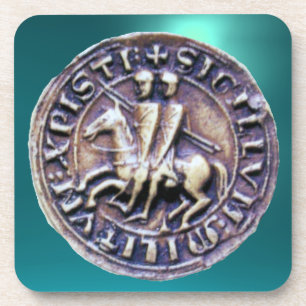 Porta-copo SELO DO MODELO KNIGHTS - GEM - azul