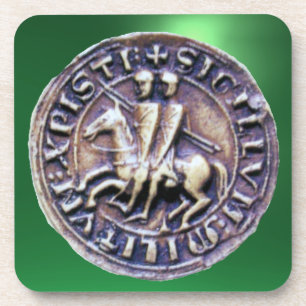 Porta-copo SELO DO MODELO KNIGHTS Gem green