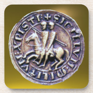 Porta-copo SELO DO MODELO KNIGHTS GEM yellow