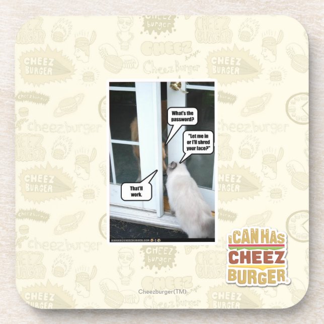 Porta-copo Senha por favor (Frente)