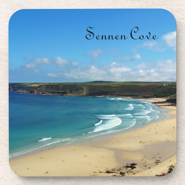 Porta-copo Sennen Cove Cornwall Inglaterra (Frente)