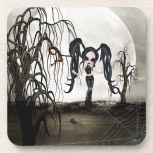 Porta-copo Sepia Gótico Girl