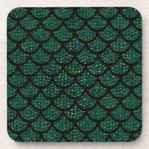 Porta-copo sequin mermaid