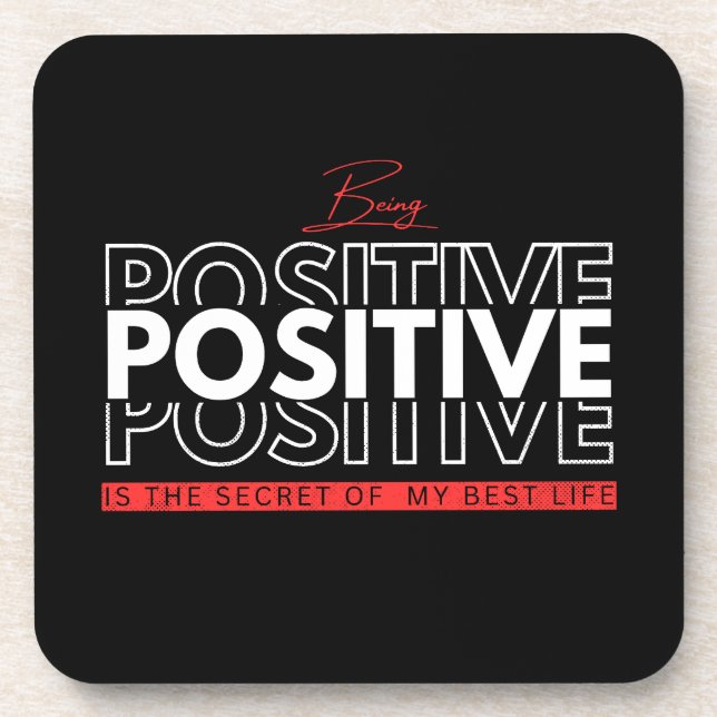 Porta-copo Ser Positivo (Frente)