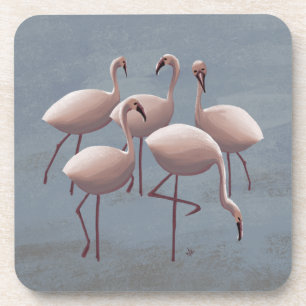 Porta-copo Serengeti Pink Flamingos Vida Selvagem Safari Af