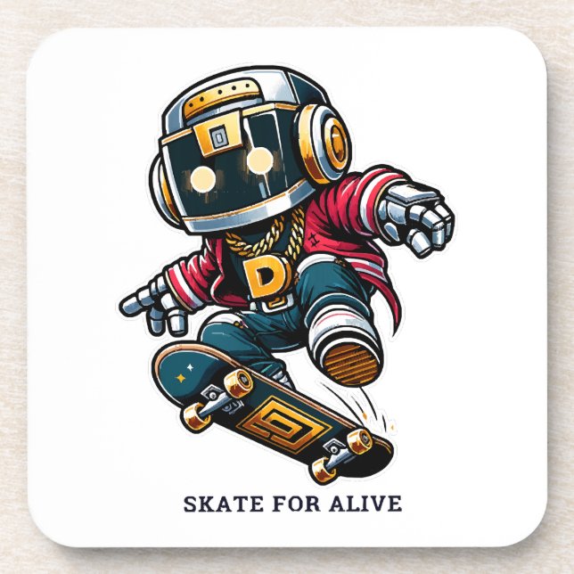 Porta-copo Série de Skate Street Style (Frente)