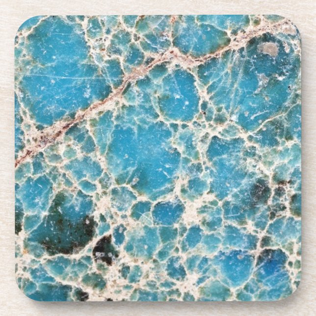 Porta-copo Série Gemstone - Roteiro Turquesa (Frente)