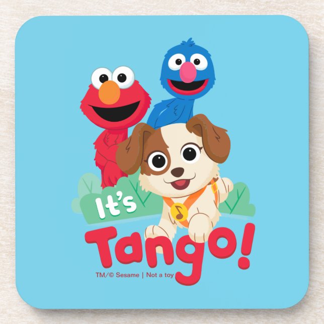 Porta-copo Sesame Street | É Tango Com Elmo E Grover (Frente)
