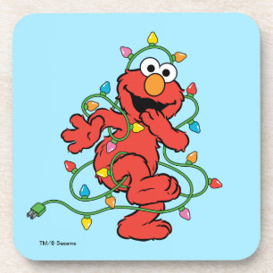 Porta-copo Sesame Street   Luzes de Natal do Elmo