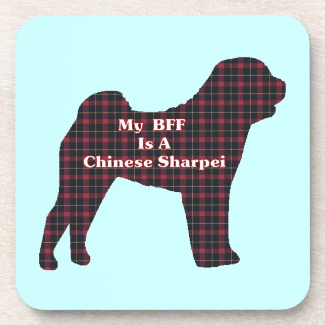 Porta-copo Sharpei Chinês BFF (Frente)