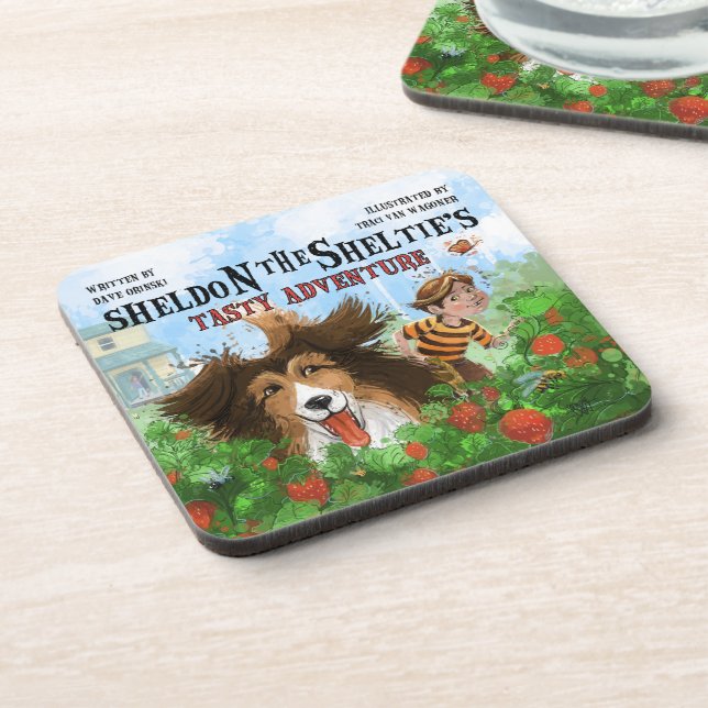 Porta-copo Sheldon o Sheltie (Left Side)