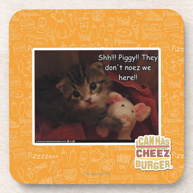 Porta-copo Shh!!! Leitão!! (Frente)