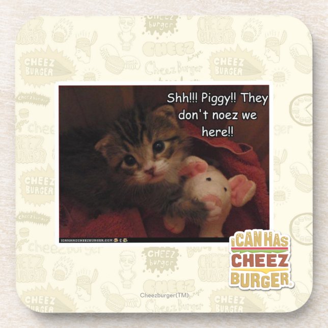 Porta-copo Shh!!! Leitão!! (Frente)