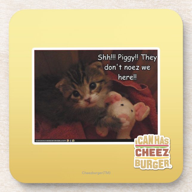 Porta-copo Shh!!! Leitão!! (Frente)