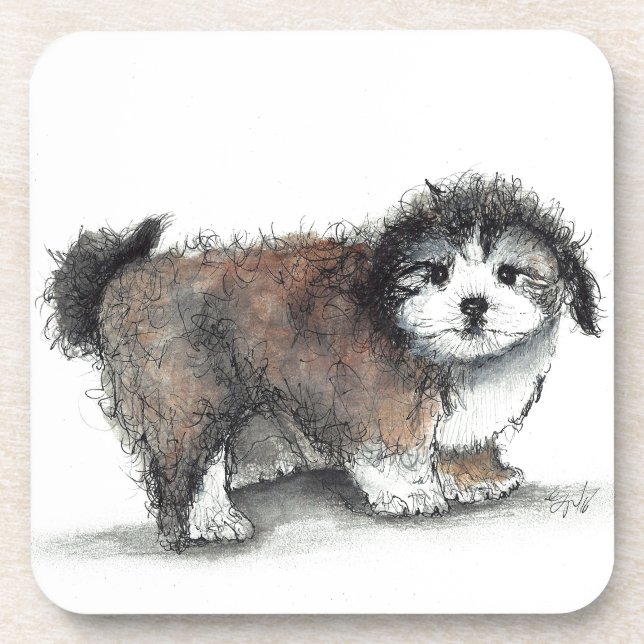 Porta-copo Shih tzu Puppy Dog, Pet (Frente)