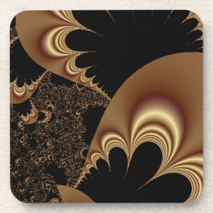 Porta-copo Shimmering Dourado Paraquedas Abstrato