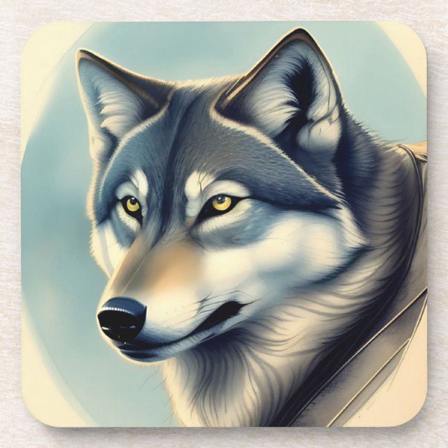 Porta-copo Siberian Husky (Frente)