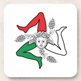 Porta-copo Sicilian Trinacria Medusa Design