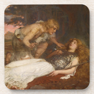 Porta-copo Siegfried e Brunhilde pelo mordomo de Charles