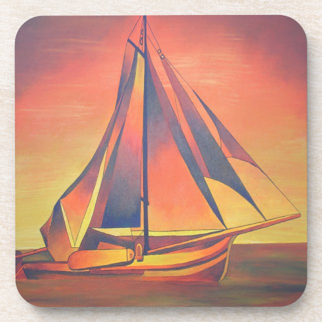 Porta-copo Sienna Sails no Sunset (Frente)