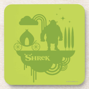 Porta-copo Silhueta do conto de fadas de Shrek