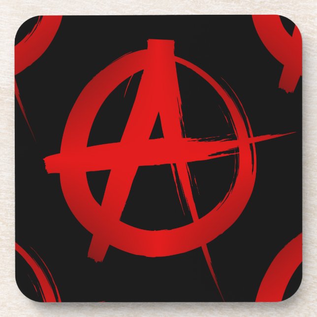 Porta-copo Símbolo de anarquia (Frente)