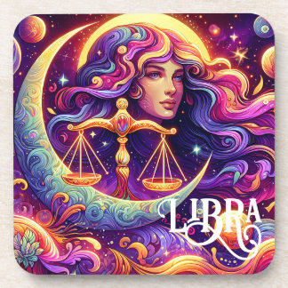 Porta-copo Símbolo Horoscópico Libra Zodiac Arte Mística Eéti