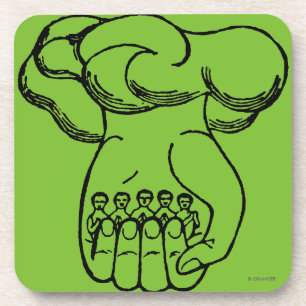 Porta-copo Símbolo: Mão divina