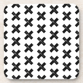 Porta-copo Símbolo matemático preto e branco "Multiplique" - 