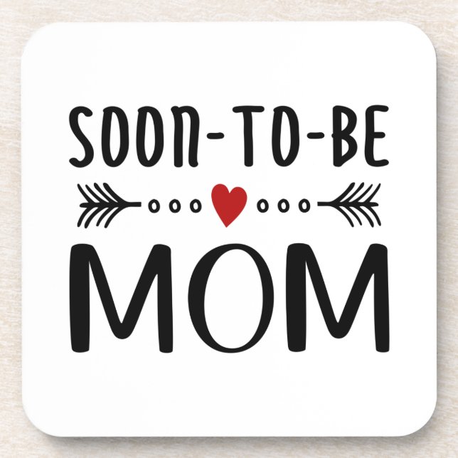 Porta-copo Simples Dia de as mães da mãe em breve | PORTA COP (Frente)