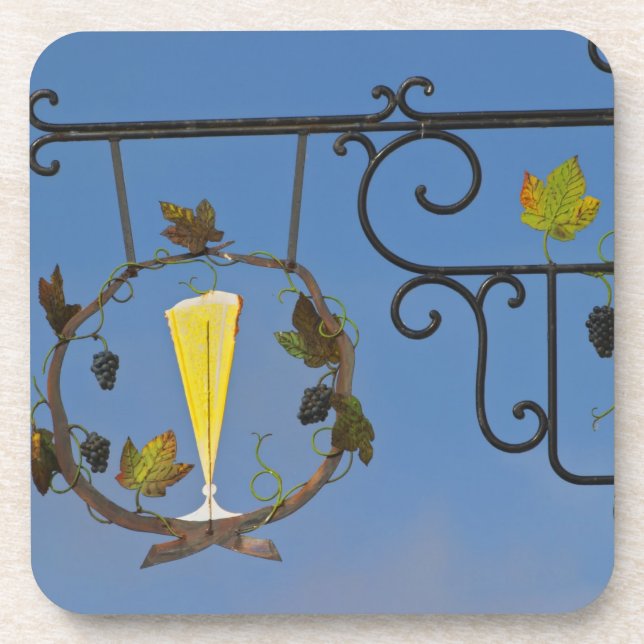 Porta-copo Sinal de ferro em formas que ilustra o tema (Frente)