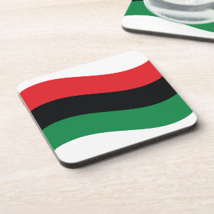 Porta-copo Sinalizador vermelho, preto e verde