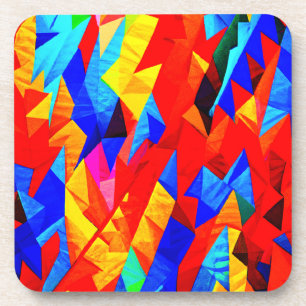 Porta-copo Sinfonia de cor abstrato