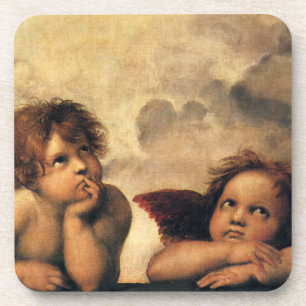 Porta-copo Sistine Madonna Angels por Raphael Sanzio