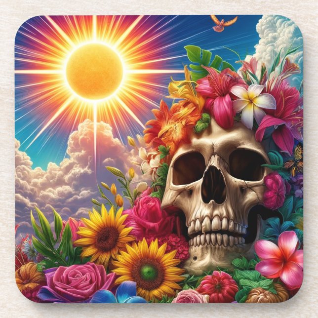 Porta-copo Skull Art (Frente)