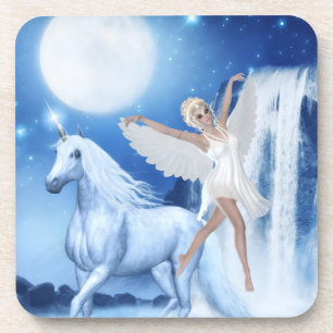 Porta-copo Sky Faerie Asparas e Unicorn