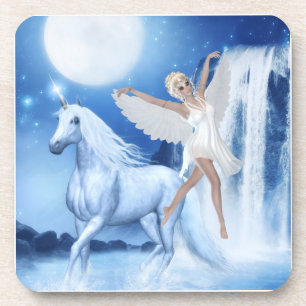 Porta-copo Sky Faerie Asparas e Unicorn