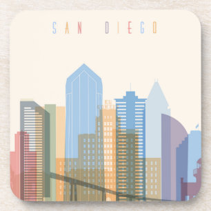Porta-copo Skyline da cidade de San Diego
