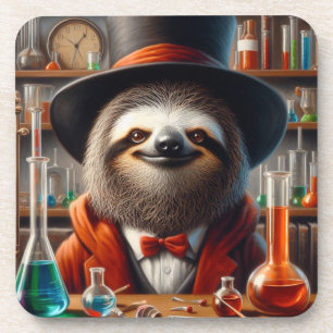 Porta-copo Sloth Mad Scientist