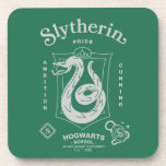 Porta-copo SLYTHERIN™ Pride Ambition Cunning Crest<br><div class="desc">Show your house pride with this bold Slytherin™ crest design, honoring the ambition and cunning that define this iconic Hogwarts™ house. Featuring the striking serpent coiled within a classic shield, the artwork highlights Slytherin’s core traits — Ambition, Pride, and Cunning — in a clean, vintage-inspired layout. Rendered in signature house...</div>