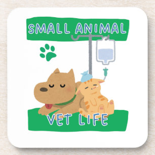 Porta-copo Small Animal Vet Life – Vet Dog and Cat Design