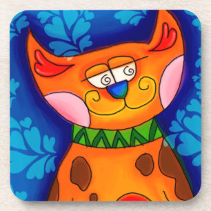 Porta-copo Smiling Orange Tabby Cat