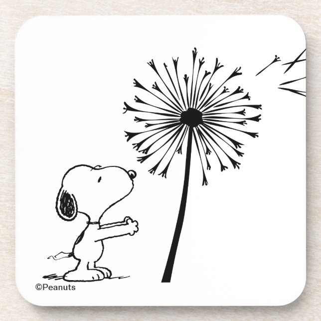 Porta-copo Snoopy Com Dandelion (Frente)