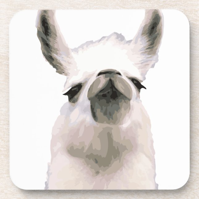 Porta-copo Snooty Snobby Llama personalizado (Frente)
