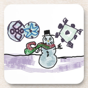 Porta-copo Snowman joy