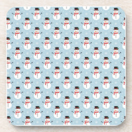 Porta-copo Snowman pattern