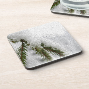 Porta-copo Snowy Pines