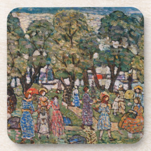 Porta-copo Sob as Árvores de Maurice Prendergast, Arte Fino